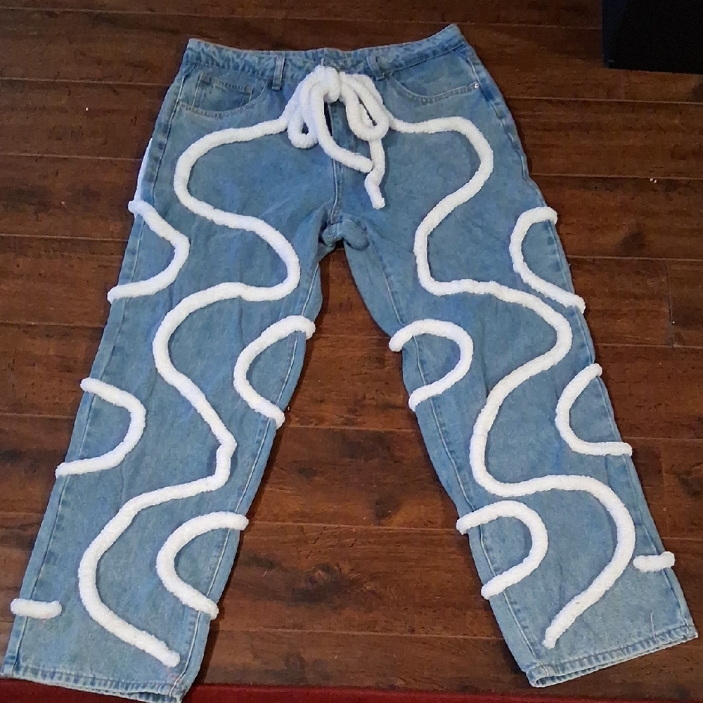 Unbranded Trim Designed Jeans